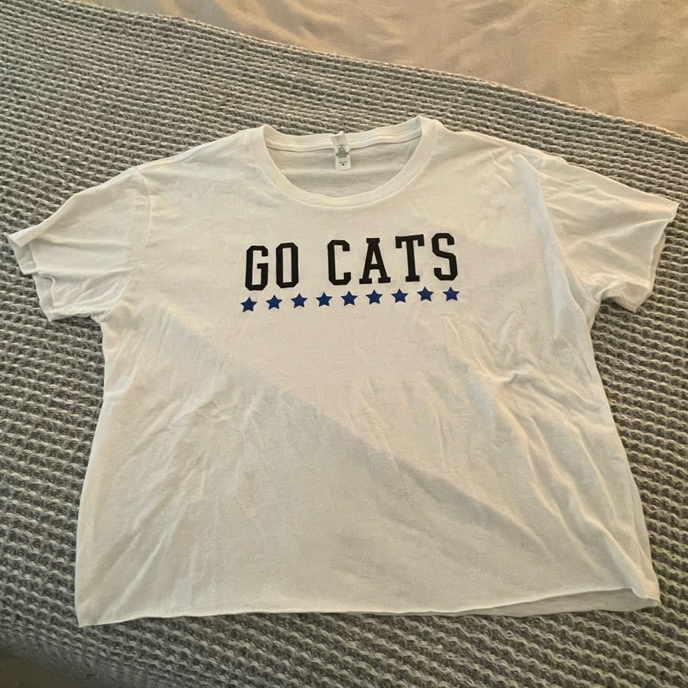 Go Cats crop tee